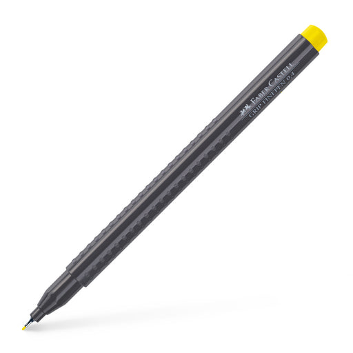 Liner Grip 0,4 mm Galben Crom Faber-Castell