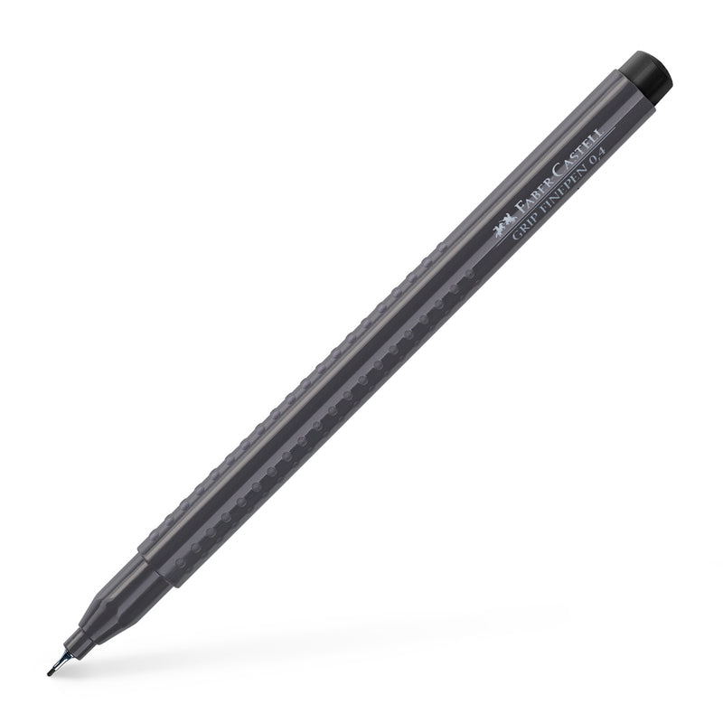 Liner Grip 0,4 mm Negru Faber-Castell