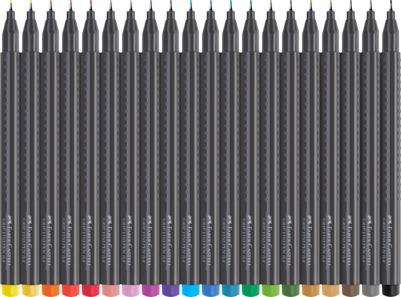 Liner Grip 0,4 mm 20 Culori Faber-Castell