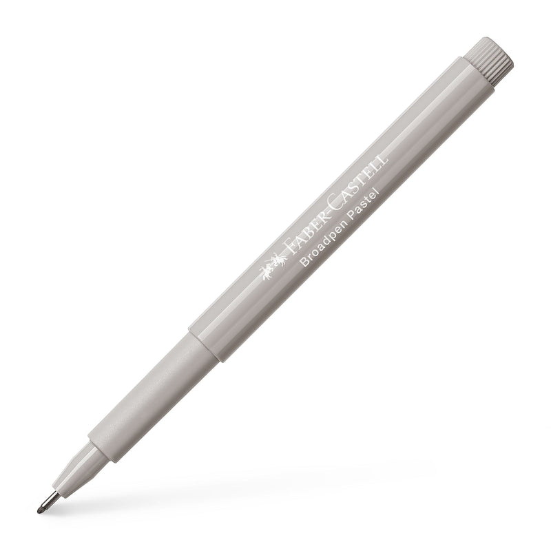 Liner Broadpen Culori Pastel 0,8 mm Faber-Castell Gri Pastel