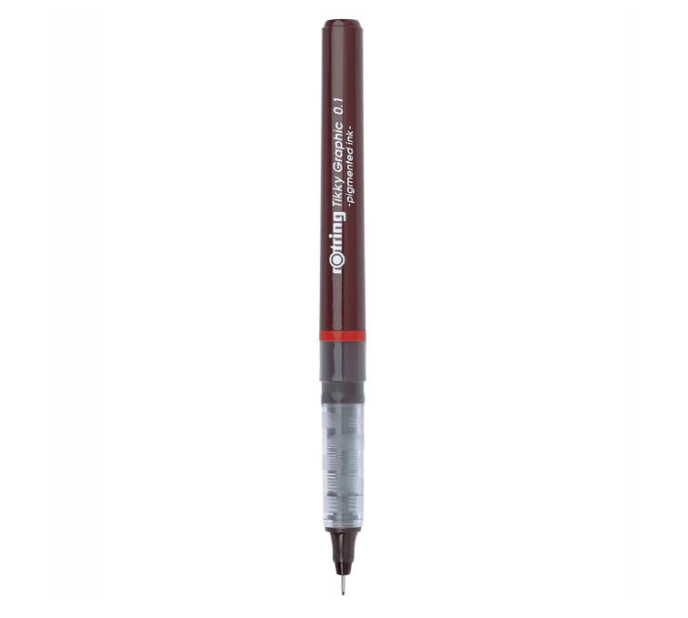 Liner Graphic Tikky 0,1 mm Negru Rotring