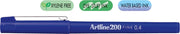 Liner 200 Vârf Fetru 0,4 mm Artline Albastru