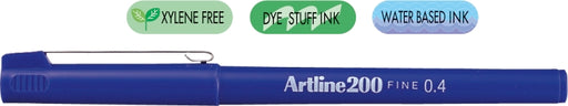 Liner 200 Vârf Fetru 0,4 mm Artline Albastru