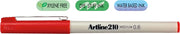 Liner 210 Vârf Fetru 0,6 mm Artline Roșu