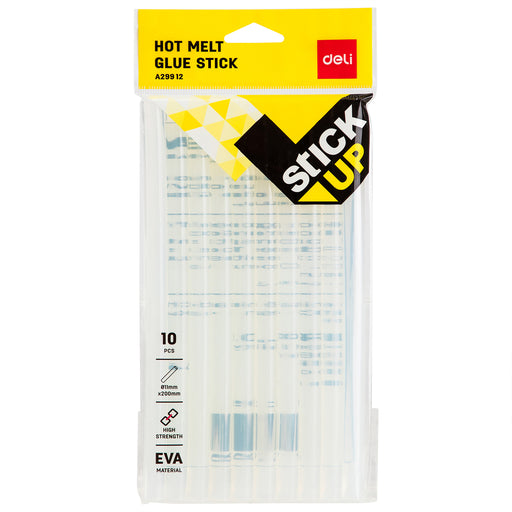 Lipici Transparent Hot Melt 11 x 200 mm 10 buc Deli