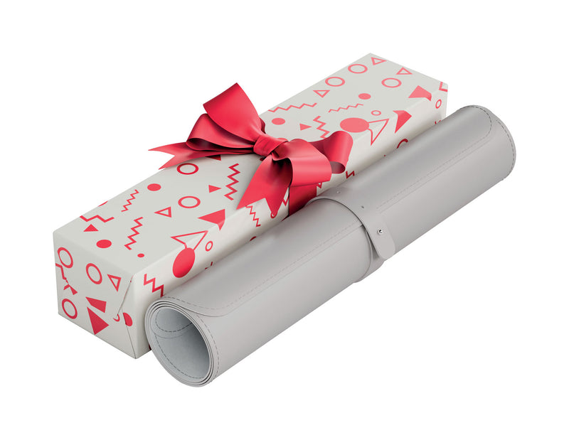 Mapă de birou 80x40 cm material textil Gri Pastel Leitz