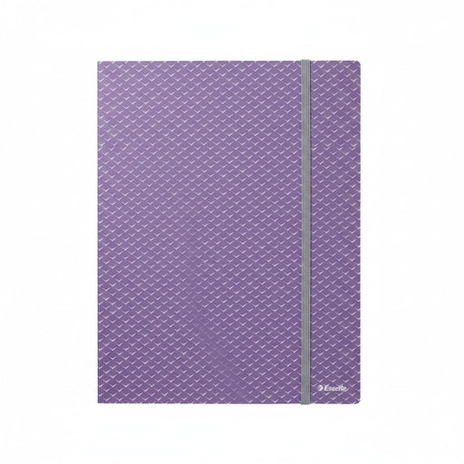 Mapă carton Esselte Colour'Breeze reciclabilă cu elastic, A4, culoare lavandă
