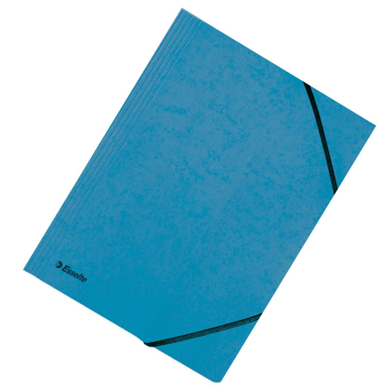 Mapă Carton cu Elastic Lux Albastră - Esselte