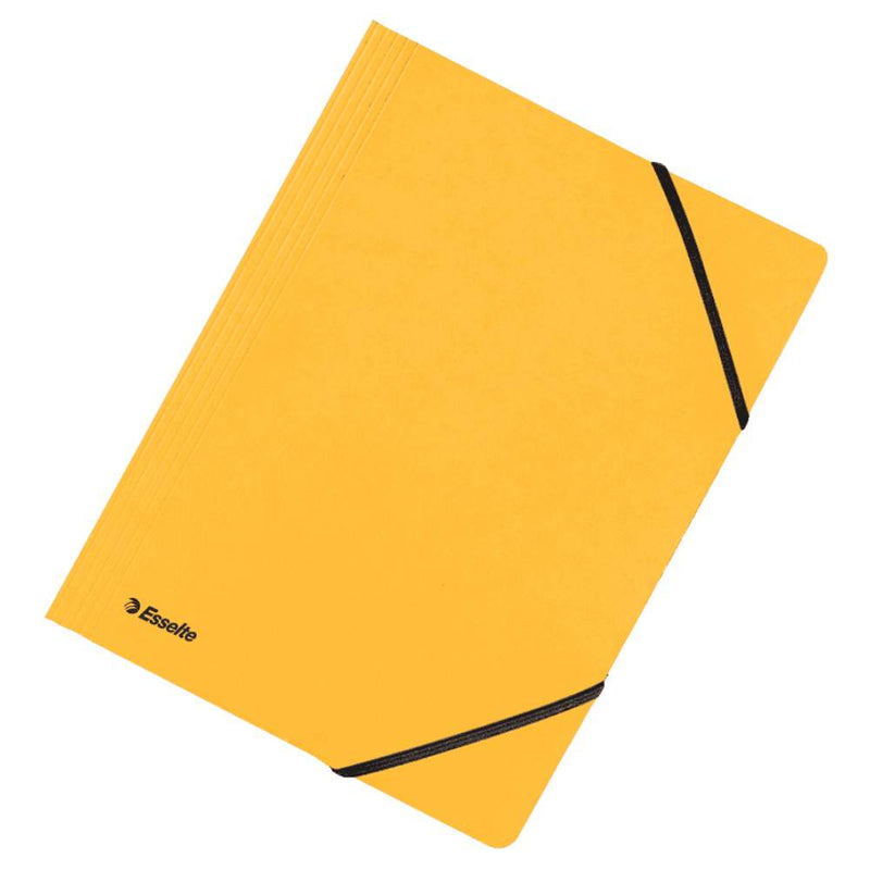 Mapă Carton cu Elastic Lux Galbenă - Esselte