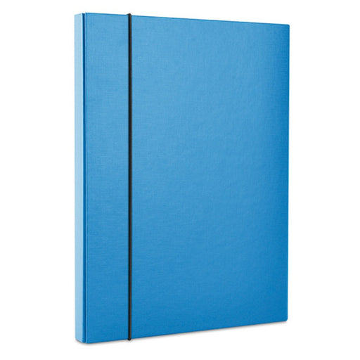 Mapă carton plastifiat Office Products cu elastic, A4, lățime 40mm, culoare albastră