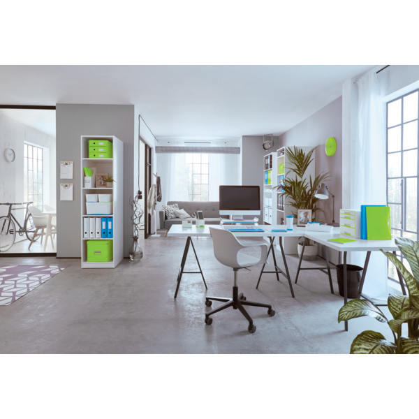 Mapă Plastic 6 Compartimente Albastru Proiect WOW - Leitz