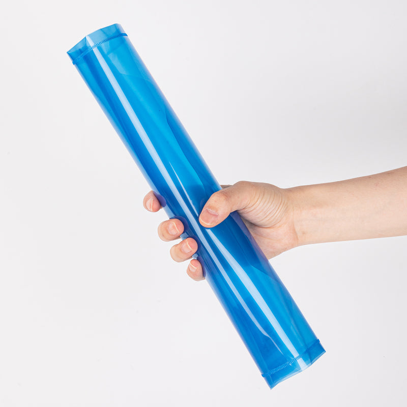 Mapă plastic cu buton A4 albastră - Deli