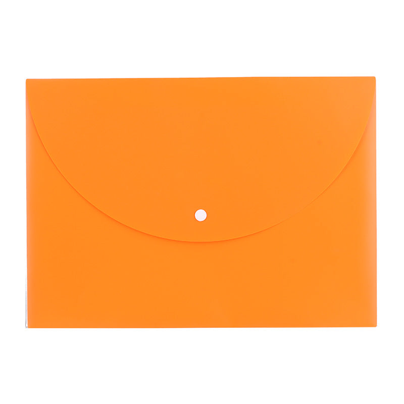 Mapă plastic cu buton A4 diverse culori neon - Deli