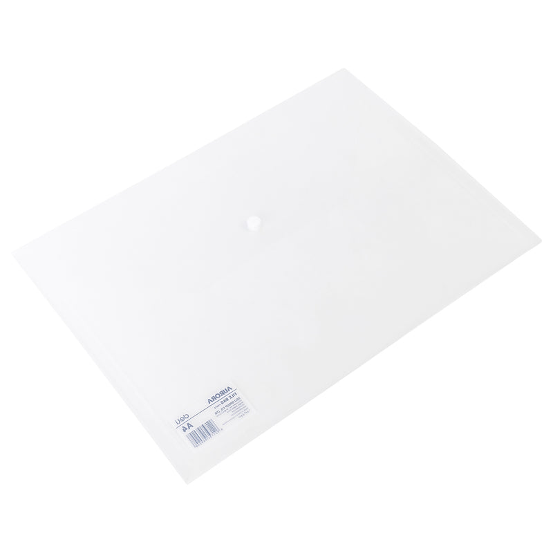 Mapă plastic cu buton A4 transparentă - Deli