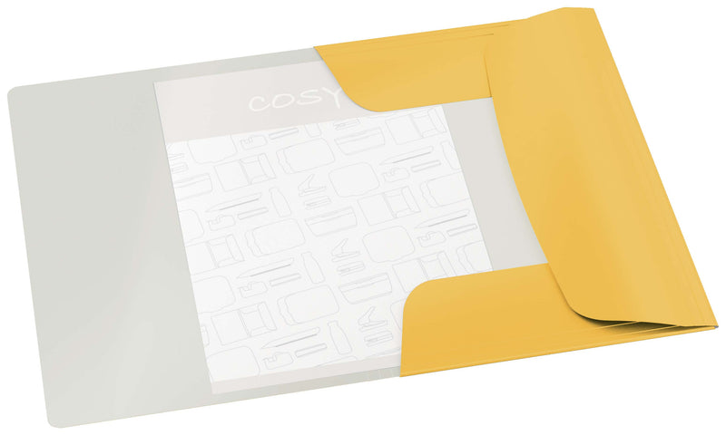Mapă plastic cu elastic A4 galben chihlimbar Cosy - Leitz