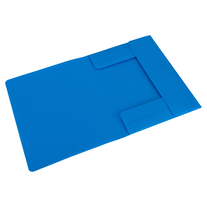 Mapă plastic cu elastic culori asortate translucide - Deli
