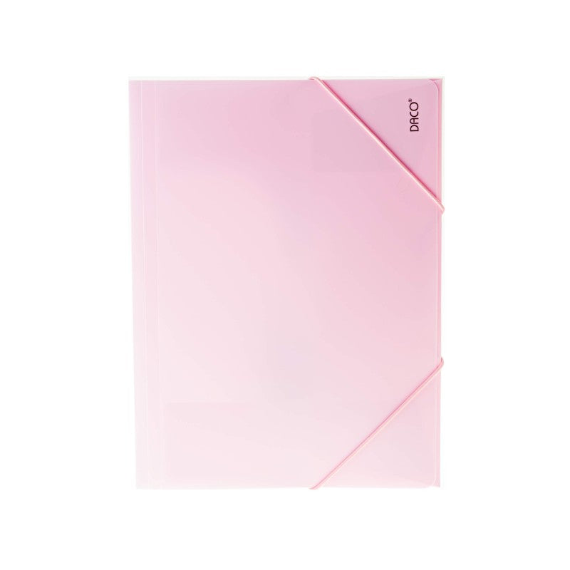 Mapă plastic cu elastic pastel Daco MP250RZP