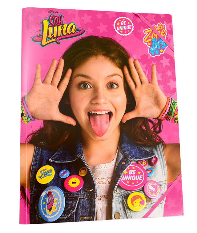 Mapă din Plastic cu Elastic A4 Soy Luna Pigna