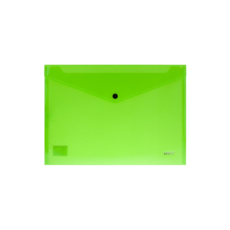 Mapă plastic plic cu capsă A4 Daco MP120NV
