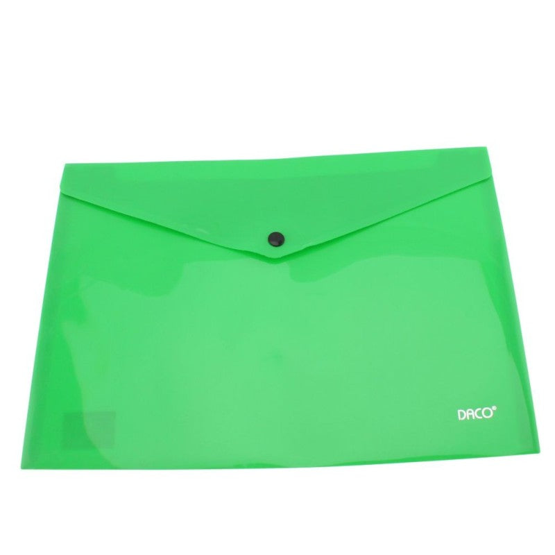 Mapă plastic plic cu capsă A4 Daco MP120VD