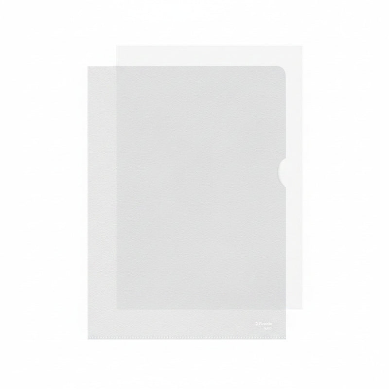 Mapă protecție A4 tip L 80 microni 100/top (bucata) marca Esselte, mapă din plastic pentru documente