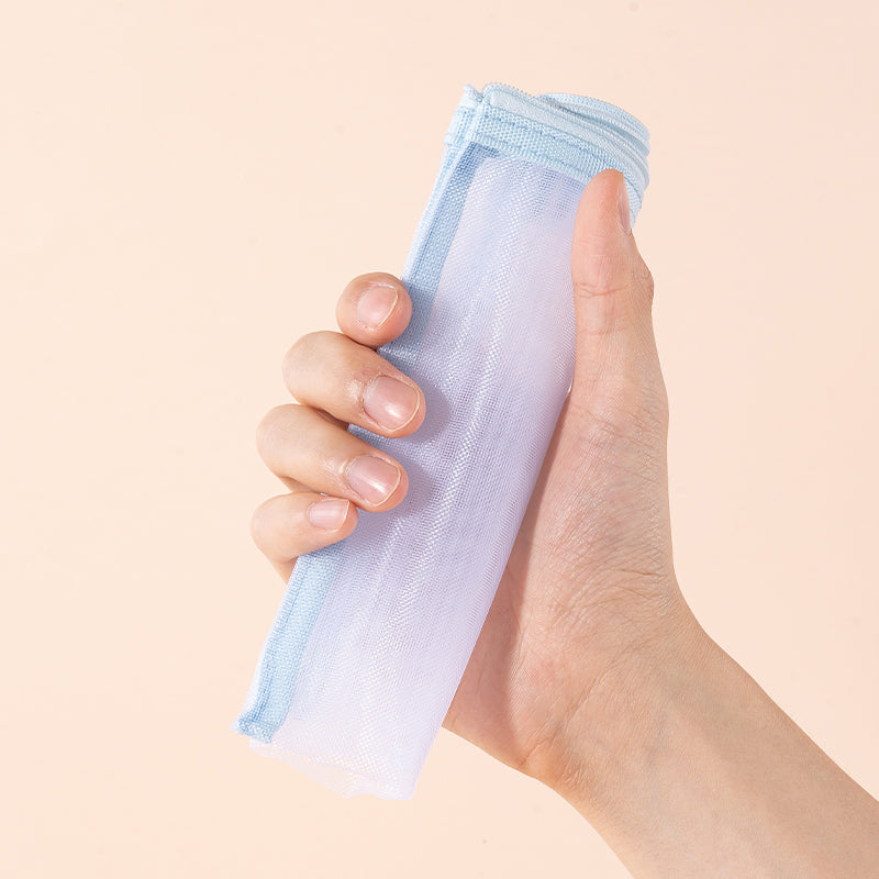 Mapă protecție poliester zip A5 culori asortate - Deli