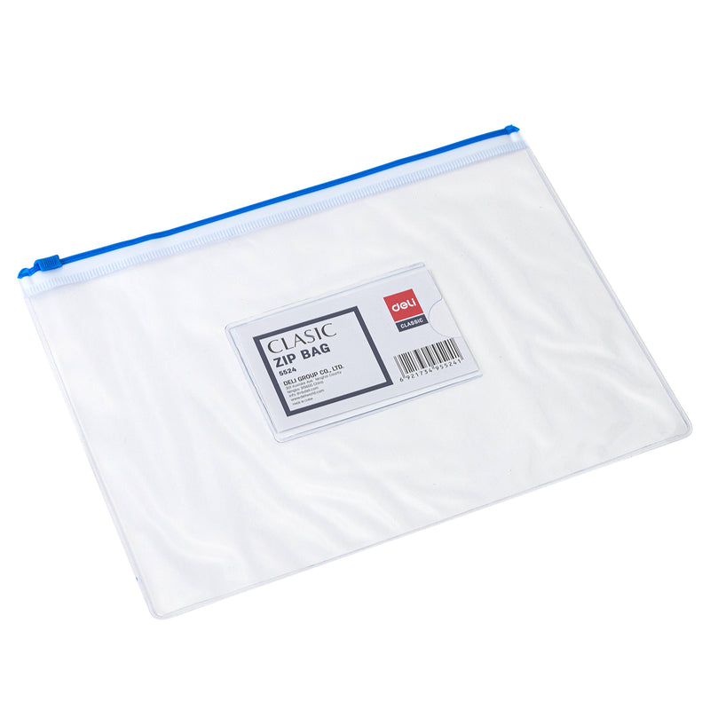 Mapă protecție zip A5 culori asortate - Deli