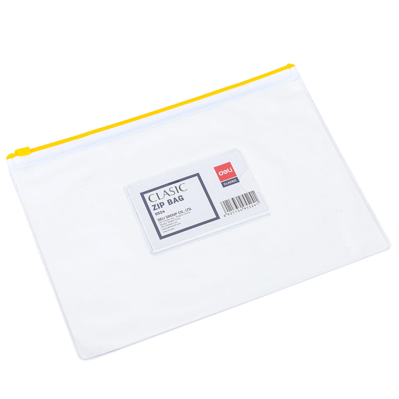 Mapă protecție zip A5 culori asortate - Deli