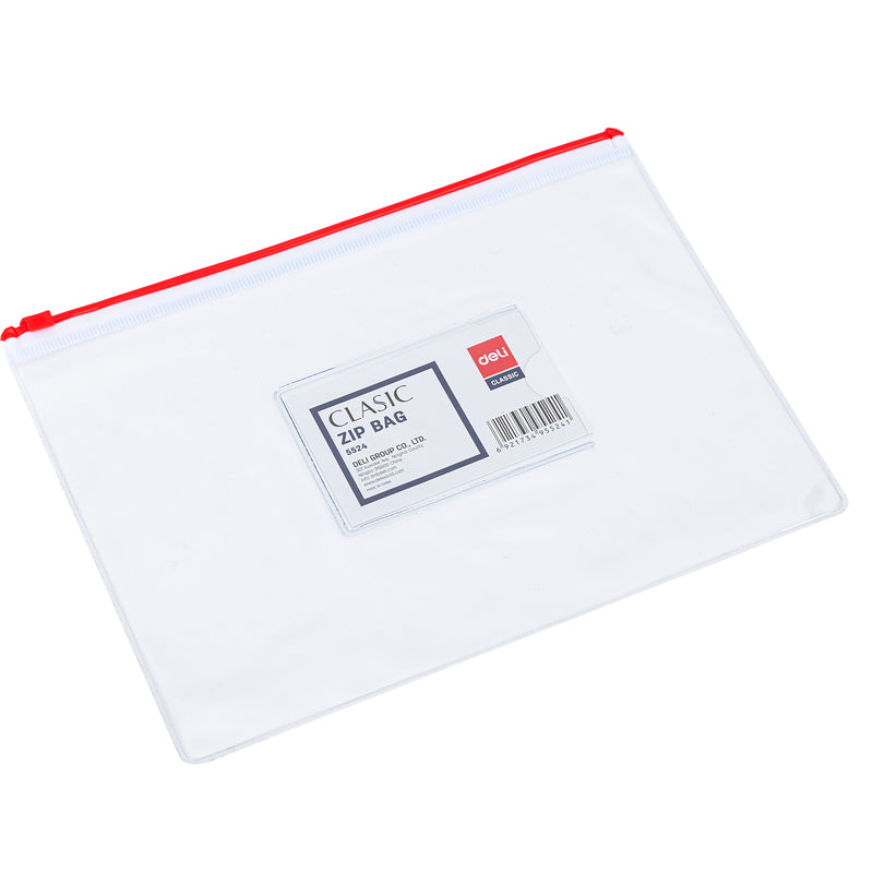 Mapă protecție zip A5 culori asortate - Deli