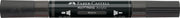 Marker Acrilic Multimark Negru 199 Vârf Dublu Faber-Castell