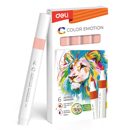 Marker Acrilic Roz Perlă Color Emotion Deli
