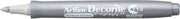 Marker Decorite Vârf Rotund 1 mm Artline Argintiu