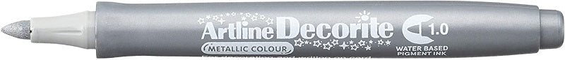 Marker Decorite Vârf Rotund 1 mm Artline Argintiu