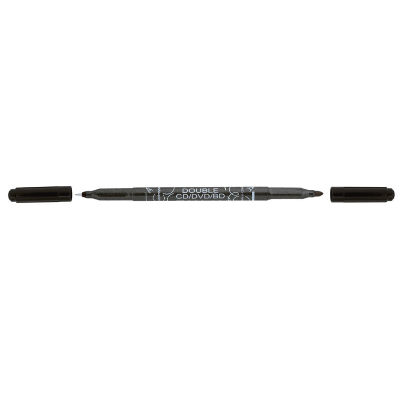 Marker CD cu 2 Capete 3616 0,6/2,5 mm Negru Centropen