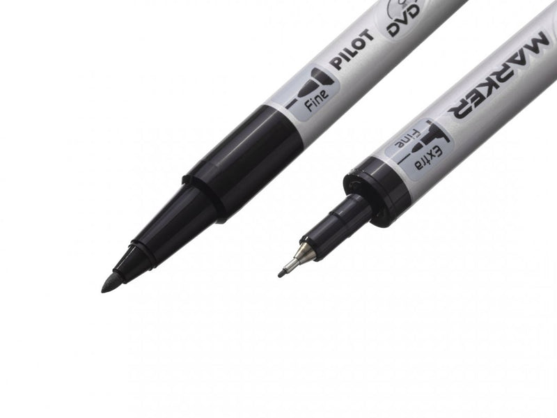 Marker CD cu 2 Capete Twin Roșu Pilot