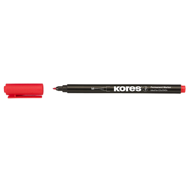 Marker CD 1,0 mm Roșu Kores