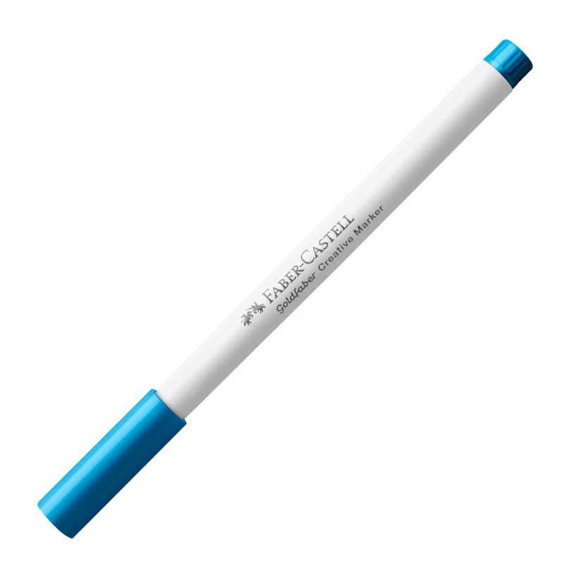 Marker Creativ Goldfaber Vârf Pensulă Faber-Castell Albastru Ocean