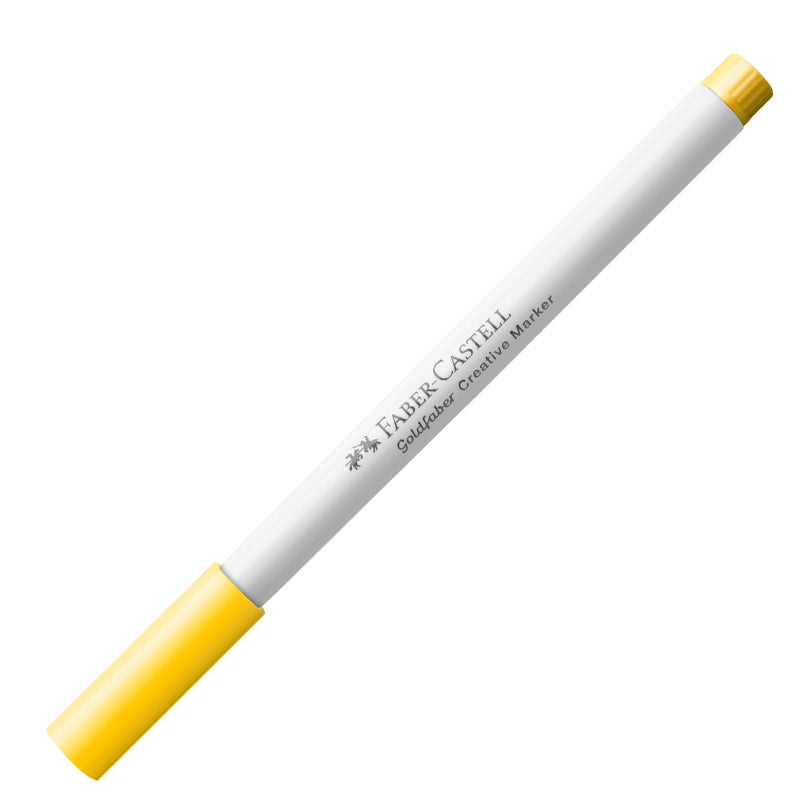 Marker Creativ Goldfaber Vârf Pensulă Faber-Castell Galben Sun