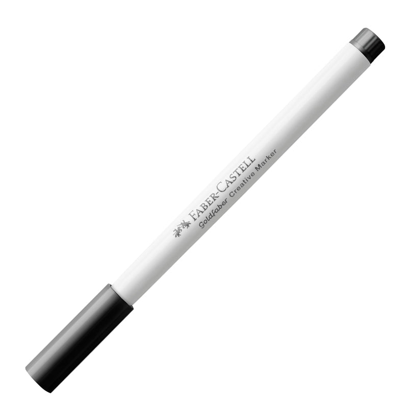 Marker Creativ Goldfaber Vârf Daltă Faber-Castell Negru
