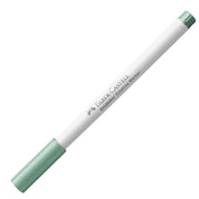 Marker Creativ Goldfaber Vârf Pensulă Faber-Castell Verde Metalizat