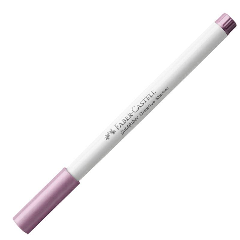 Marker Creativ Goldfaber Vârf Pensulă Faber-Castell Violet Berry Metalizat