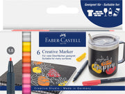 Set Markere Creativ Summer 6 culori Faber-Castell