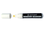 Marker cu Cretă Lichidă 9121 Vârf Rotund 2-15 mm Albă Centropen