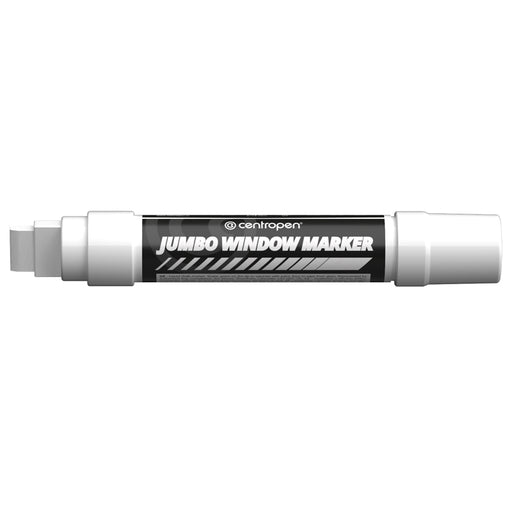 Marker cu Cretă Lichidă Jumbo 9120 Vârf Rectangular 2-15 mm Albă Centropen