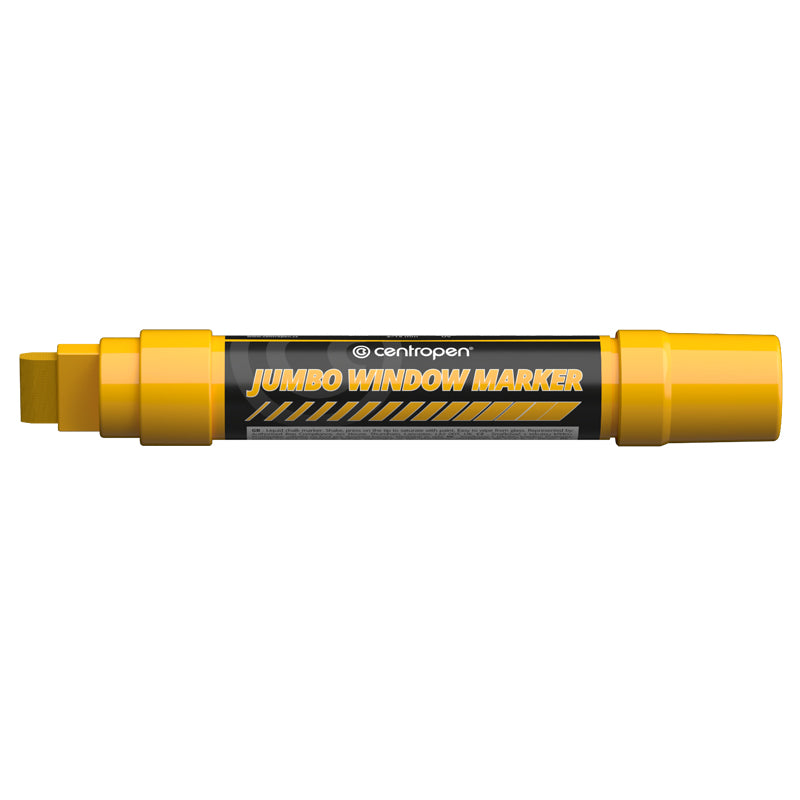 Marker cu Cretă Lichidă Jumbo 9120 Vârf Rectangular 2-15 mm Portocaliu Centropen