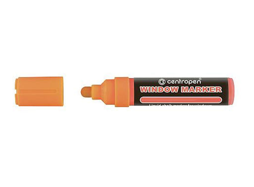 Marker cu Cretă Lichidă 9121 Vârf Rotund 2-15 mm Portocaliu Neon Centropen