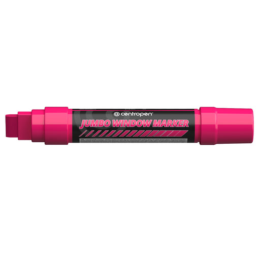 Marker cu Cretă Lichidă Jumbo 9120 Vârf Rectangular 2-15 mm Roz Centropen