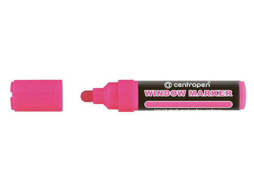 Marker cu Cretă Lichidă 9121 Vârf Rotund 2-15 mm Roz Neon Centropen