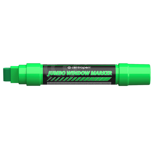 Marker cu Cretă Lichidă Jumbo 9120 Vârf Rectangular 2-15 mm Verde Centropen