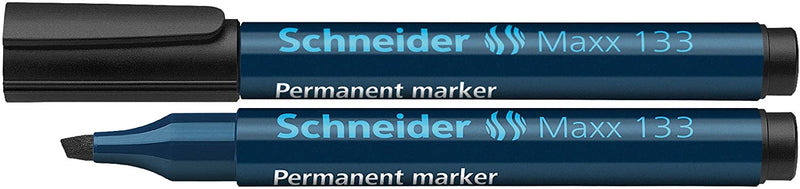 Set Markere Permanente Maxx 133 Vârf Teșit 1-4 mm 4 Culori Schneider